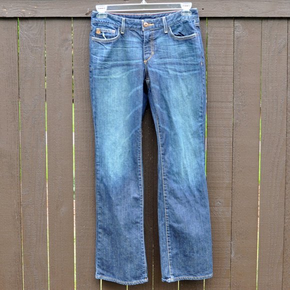 Eddie Bauer curvy stretchy bootcut jeans 8 - Picture 2 of 9